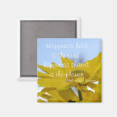 Geluk Gehouden is het Zaad Magneet (Voorkant / Achterkant)