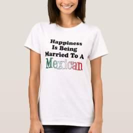 Geluk getrouwd met Mexicaans T-shirt