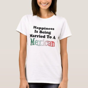 Geluk getrouwd met Mexicaans T-shirt