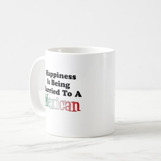 Geluk getrouwd met Mexicaanse Mok (Voorkant links)