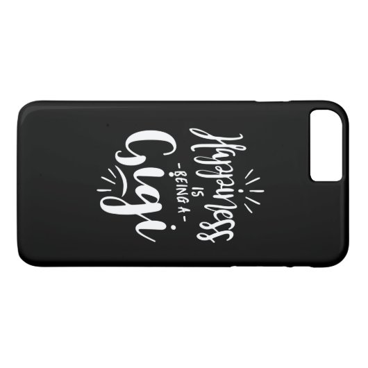 Geluk Gigi Case-Mate iPhone Case (Achterkant (Horizontaal))