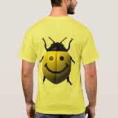 Geluk (glimlachend Ladybug) T-shirt (Achterkant)