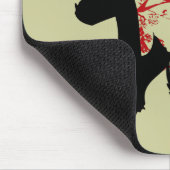 Geluk, Goede Fortune & Blessing Kanji Mousepad Muismat (Hoek)