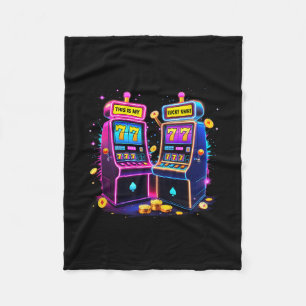 Geluk Gokautomaat Casino Gokken Fans Las Vega Fleece Deken
