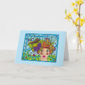 Geluk_Groet Kaart (Gele Bloem)