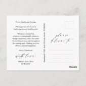 Geluk Groet Merriest Christmas Family Foto Briefkaart (Achterkant)