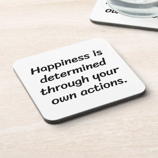 Geluk Hard plastic Onderzetter (Linkerzijde)