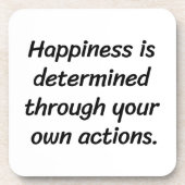 Geluk Hard plastic Onderzetter (Voorkant)