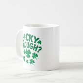 Geluk Hebben? Leuk voor St. Patrick's Dag Koffiemok (Voorkant links)