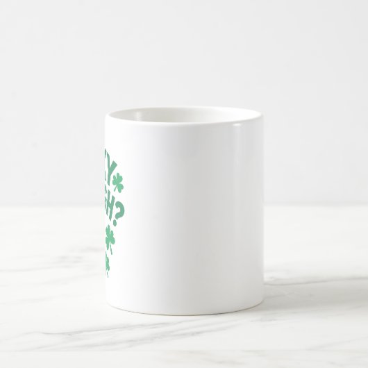 Geluk Hebben? Leuk voor St. Patrick's Dag Koffiemok (Center)