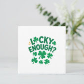 Geluk Hebben? Leuk voor St. Patrick's Day Kaart (Staand voorkant)