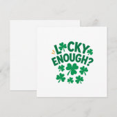 Geluk Hebben? Leuk voor St. Patrick's Day Kaart (Voorkant / Achterkant)