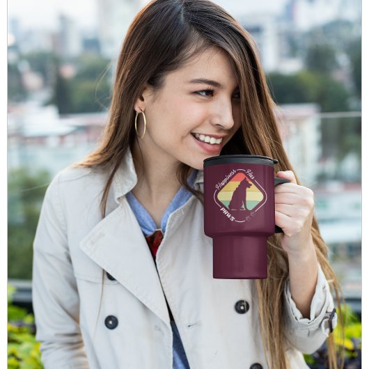 Geluk heeft poten ontwerp reisbeker