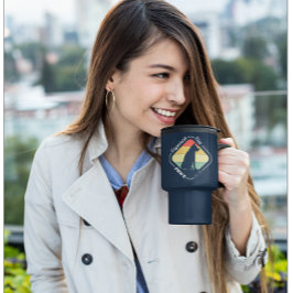 Geluk heeft poten ontwerp reisbeker