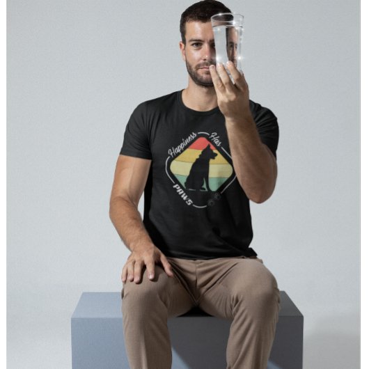 Geluk heeft poten ontwerp t-shirt