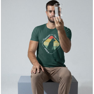 Geluk heeft poten ontwerp t-shirt