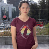 Geluk heeft poten ontwerp t-shirt