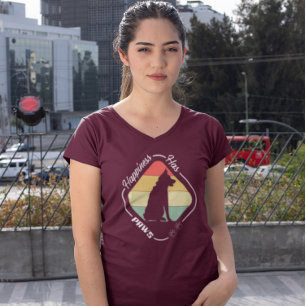 Geluk heeft poten ontwerp t-shirt