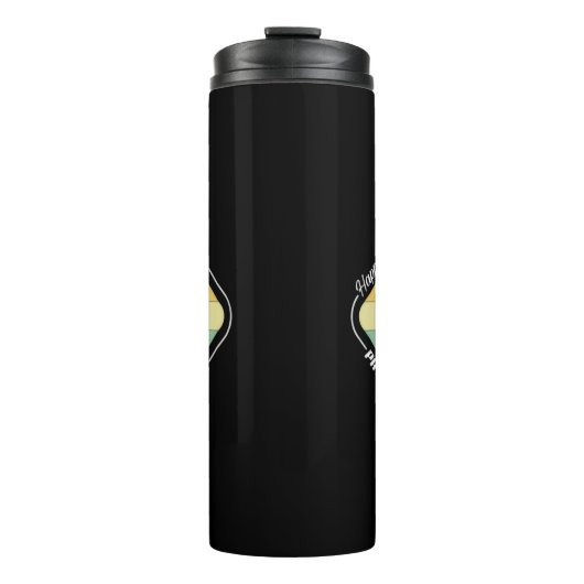 Geluk heeft poten ontwerp thermosbeker (Voorkant)