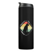 Geluk heeft poten ontwerp thermosbeker (Geroteerd rechts)