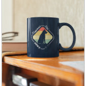 Geluk heeft poten ontwerp tweekleurige koffiemok