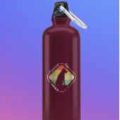 Geluk heeft poten ontwerp waterfles 