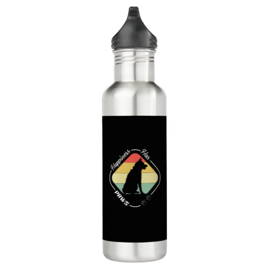 Geluk heeft poten ontwerp waterfles  (Rechts)