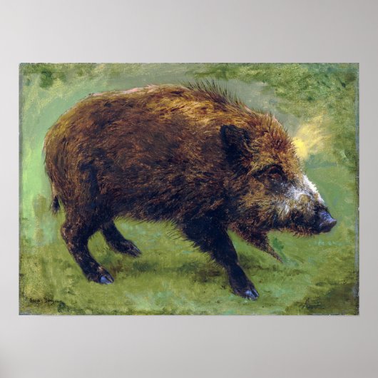 Geluk - Het Wild Zwijn Poster (Voorkant)