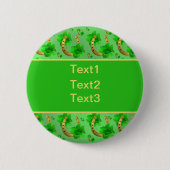 geluk, hoefijzer, goed, gelukkig, fortuin, hout, t ronde button 5,7 cm (Voorkant)