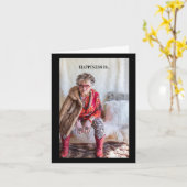 Geluk hoeft geen wekkerkaart in te stellen kaart (Gele Bloem)