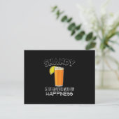Geluk Homebrouwen bier Cocktail Shandy Aankondigingskaart (Staand voorkant)