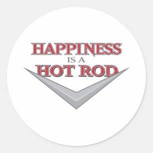 Geluk Hot Rod Ronde Sticker
