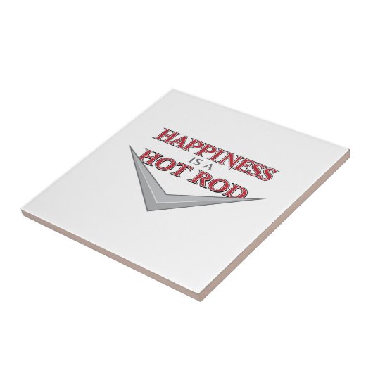 Geluk Hot Rod Tegeltje (Zijkant)