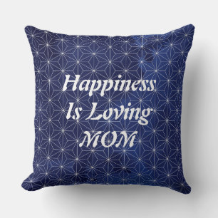 Geluk houdt van mam Pillow Kussen
