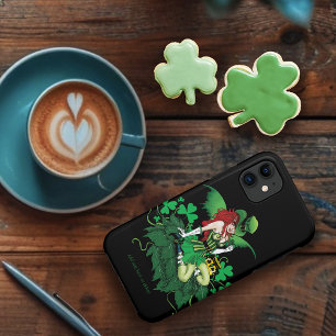 Geluk Iers Groen Fee Rode Haar Klaverblad Case-Mate iPhone Case