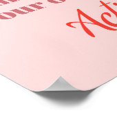 Geluk in actie: poster quote (Hoek)