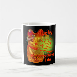 Geluk in Alles Wat Ik Doe Maneki Neko Gelukskat  Koffiemok