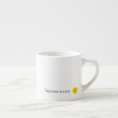 Geluk in de beker espresso kop (Rechts)