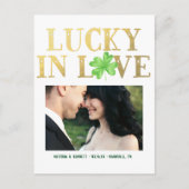 Geluk in de liefde | Het Briefkaart Datum opslaan (Voorkant)