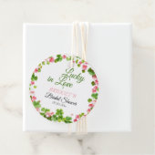 Geluk in de liefde St. Patrick's Day Bruidsfeestje Bedankjes Labels (In situ)