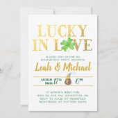 Geluk in de liefde | Verlovingsfeest Kaart (Voorkant)
