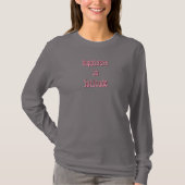 Geluk in Eenzaamheid T-shirt (Voorkant)