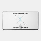 Geluk in het leven is een kwestie van evenwicht bureaumat (Voorkant)