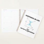 Geluk in het leven is een kwestie van evenwicht planner (Display)