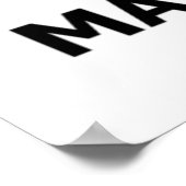 Geluk in het leven is een kwestie van evenwicht poster (Hoek)