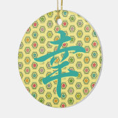 Geluk in Japans keramisch Ornament (Links)