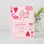 Geluk in liefde, Vrijgezellenfeest, geluk, Kaart (Staand voorkant)