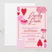 Geluk in liefde, Vrijgezellenfeest, geluk, Kaart (Voorkant / Achterkant)