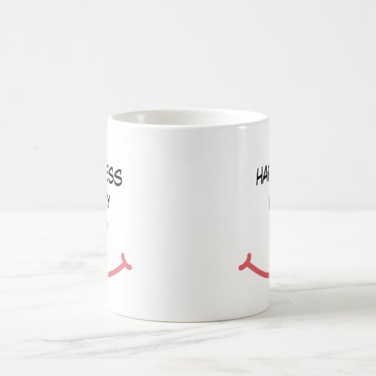 Geluk in mijn kopje koffie Mok (Center)