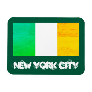 Geluk in New York City - Ierse Vlag NYC Erfgoed Magneet